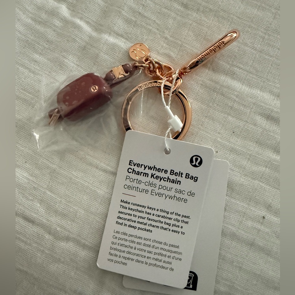 NWT Everywhere Belt Bag Charm Keychain